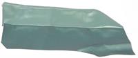 1966-67 IMPALA AND SS CONVERTIBLE 2 TONE AQUA REAR ARM REST / WELL COVERS