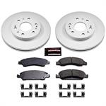 Brake Rotor and Pad Combos, Z17 Evolution Geomet Coated, Solid Surface, Ceramic Pads, Z17, Front