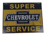 metall plate "Super Chevrolet Service"