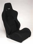 Seat Eco Reclinable Black Cloth Right