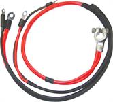 1969-70 Mopar B-Body Positive Battery Cable - Big Block With 1-Piece Molded Starter Lug