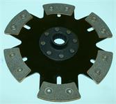 6-puck 240mm clutch disc with hub Q (28,6mm x 20)
