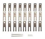 Trailing Arm Alignment Shim Set, Stainless Steel